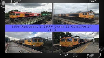Loco Railscene GBRF Class 66 Compilation no 3