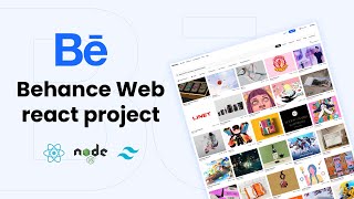 Build Behance 2.0 with REACT.JS (JS, HTML, CSS) Live Crash Course | Tutorial For Beginners