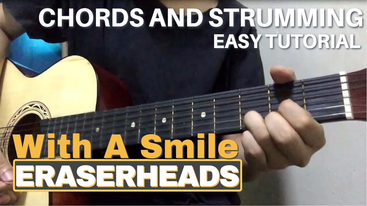 With A Smile Eraserheads Easy Guitar Tutorial Step by step YouTube