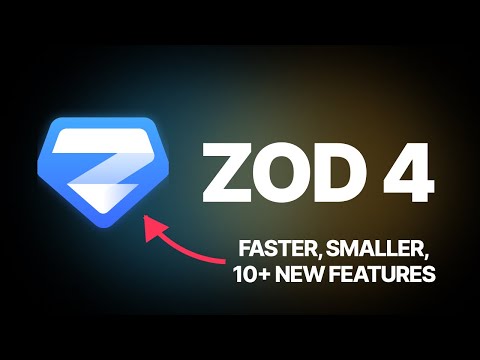 Thumbnail for Zod 4 is out, and it is CRAZY 11 minutes, 13 seconds"}}},"descriptionSnippet":{"runs":[{"text":"Zod Tutor