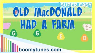Old MacDonald had a Farm SUPER EASY - BOOMWHACKERS & BELLS Play Along