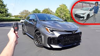 2025 Toyota GR Corolla Premium Plus: Start Up, Exhaust, Walkaround, Track Drive and Review
