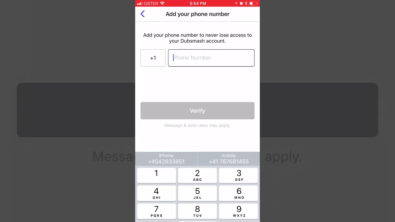 How to ADD PHONE NUMBER in DUBSMASH? - YouTube