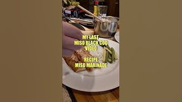 This is what I made as a personal chef in Beverly Hills. Miso black cod. my final miso cod video!