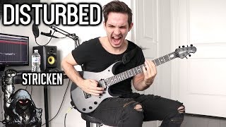 Disturbed | Stricken | GUITAR COVER (2019) + Screen Tabs Resimi