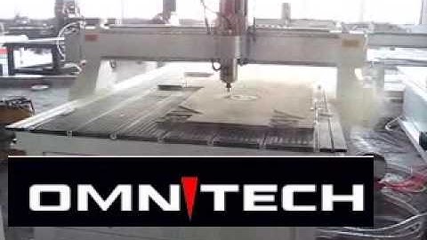 OMNI CNC roter machine working with MDF material