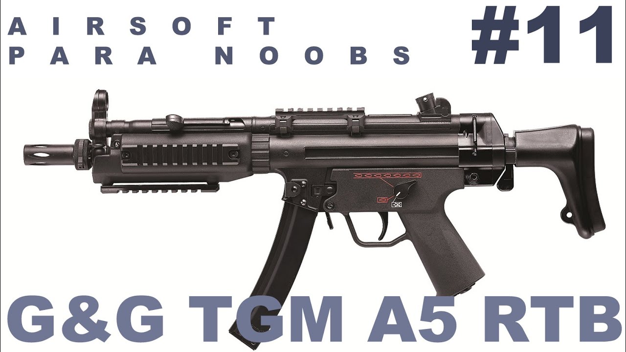 Airsoft para principiantes #11 | G&G TGM A5 RTB | Capsule Airsoft España