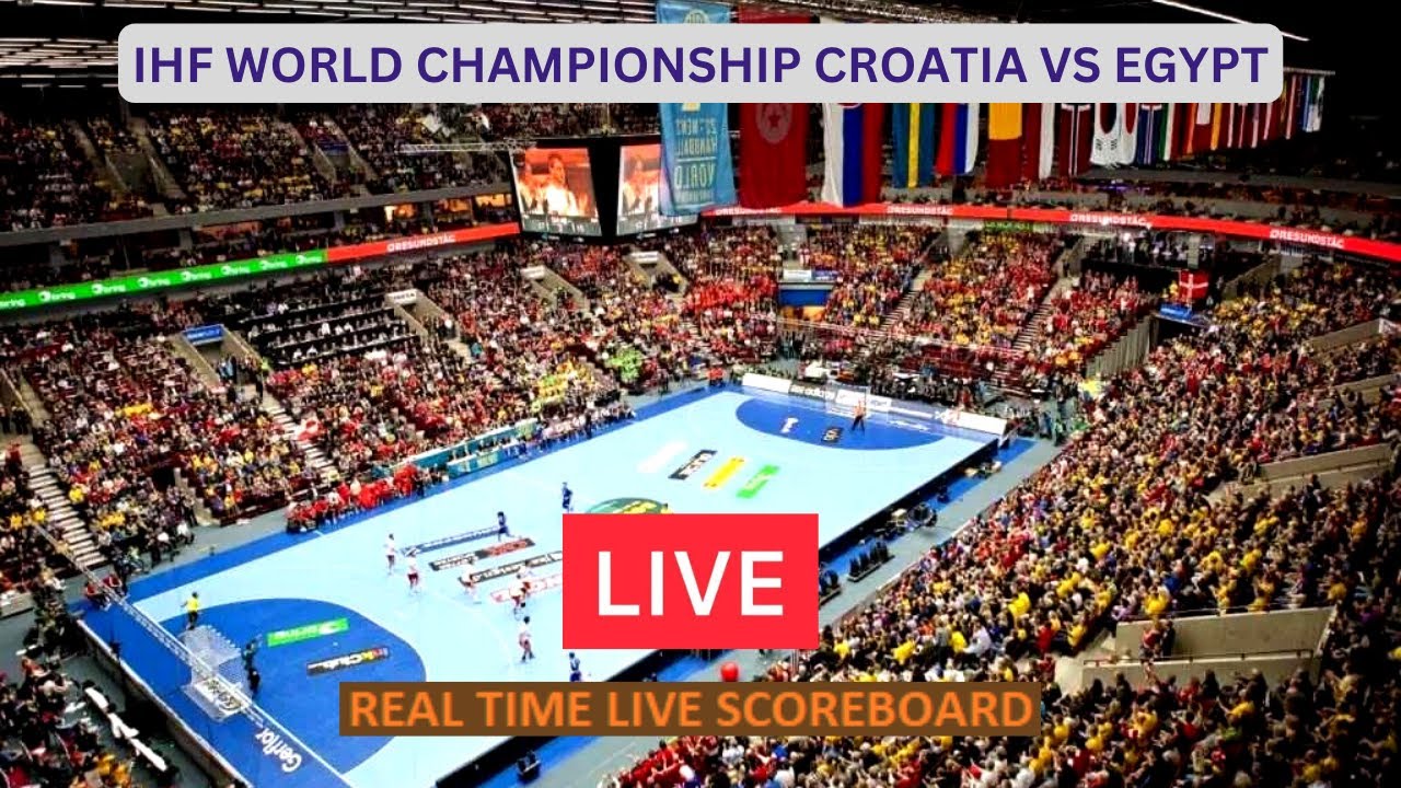 EGYPT VS CROATIA LIVE Score UPDATE Today IHF World Mens Handball Championship Game 13 Jan 2023