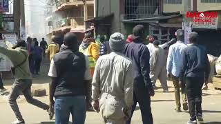 Goons attempting to break into Quickmart Kahawa West chased away like Burukenges by angry residents.