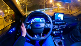 New FORD Kuga 2021  NIGHT POV test drive & FULL REVIEW (STLine EcoBlue 2.0)