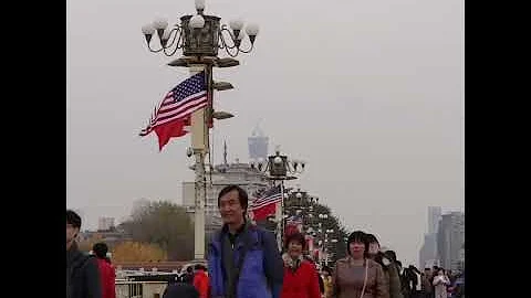 川普亚洲行到达北京  车队在北京街头行驶 - 天天要闻