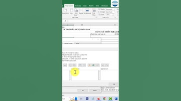 Cách đánh số trang trong Excel #shorts