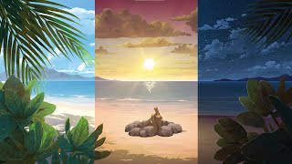 Beach Anime background animation