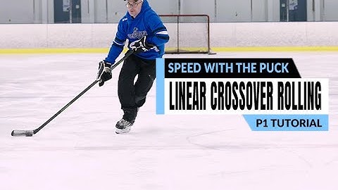 On-Ice Speed with the Puck Linear Crossovers Rolling