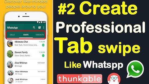 #2 How to professional Tab swipe in our application full tutorial kodular, development series.