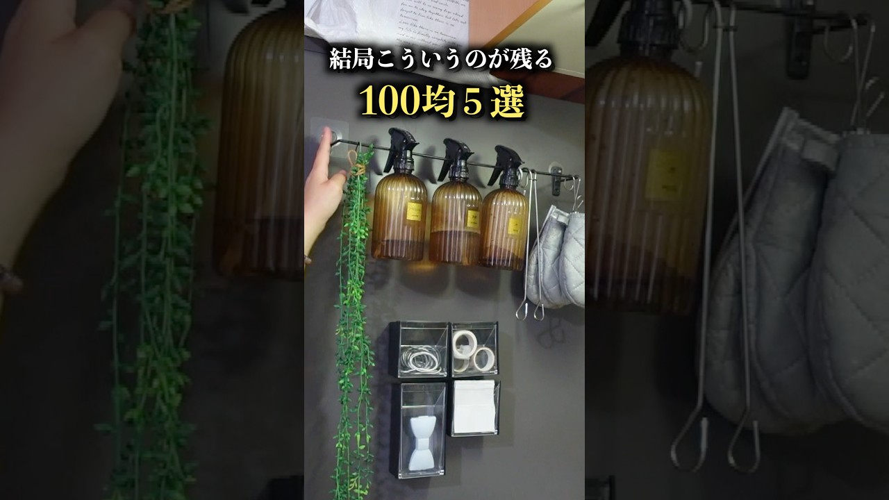 賃貸キッチン収納、これで変わった #100均 #収納 #ダイソー #セリア