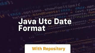 java utc date format
