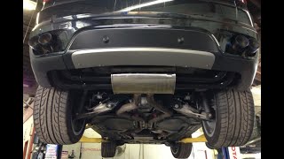 BMW X5 50i MUFFLER DELETE!! (CRAZY LOUD)