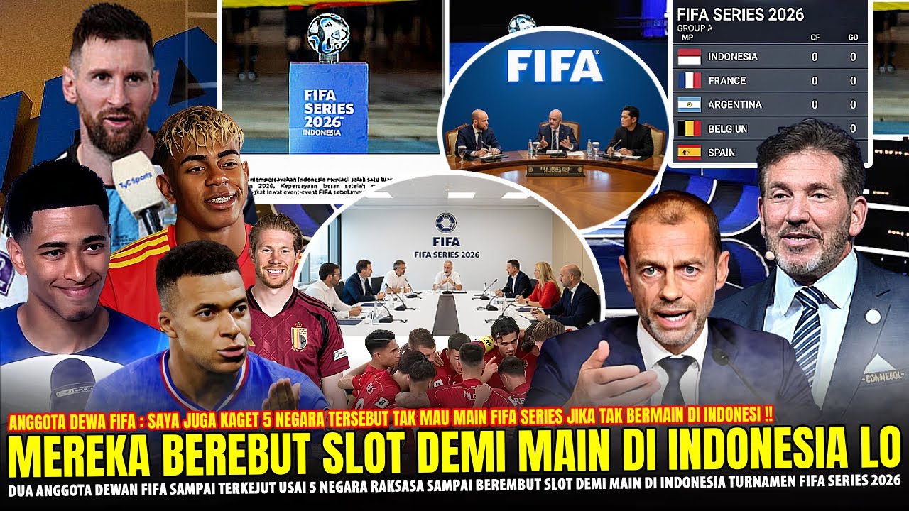 🔴ATMOSFER INDO BENAR GILA SIH!! FIFA Setujui 5 Negara Raksasa Lawan Indo FIFA SERIES 2026. Boleh Lah