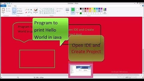 Hello world program in java using Netbeans IDE