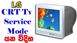 LG CRT tv Service Menu | My4 Tech