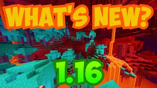 1.16 WHATS NEW? - TOP 20 NEW FEATURES Added in 1.16 Minecraft Nether Update - In Under 10 MINUTES!!