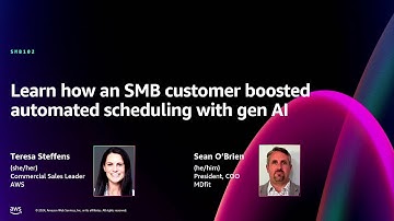 AWS re:Invent 2024 - Learn how an SMB customer boosted automated scheduling with gen AI (SMB102)