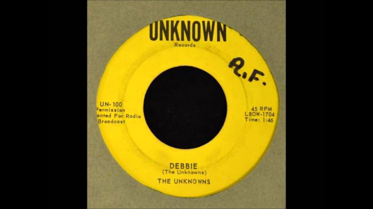 Unknowns - Debbie / Rocky Boogie - Instrumental - Unknown 1704 - 1961