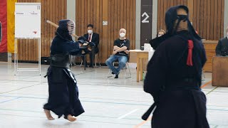 Deutsche Kendo Einzelmeisterschaft 2021 Finale Männer - Kozaki vs Yokoo