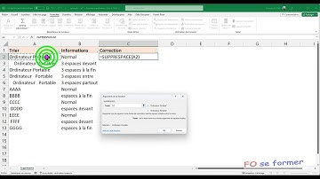 Excel : Fonction SUPPRESPACE