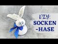 🐰 DIY – Sockenhase (ohne nähen!) | Osterhase basteln | Osterdeko selber machen