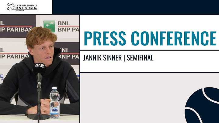 Jannik Sinner Semifinal Press Conference | Internazionali BNL d’Italia 2025