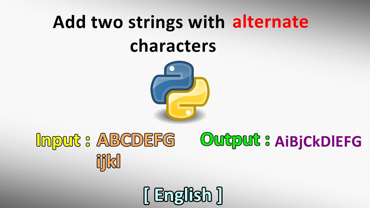 Add A Character To A String Python