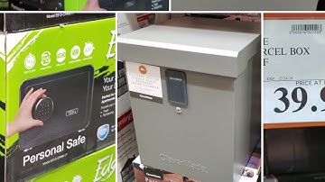 Costco Deals! Clevermade S100 Parcel Lock Box ($39) - Edge Personal Safe ($39) Clearance!