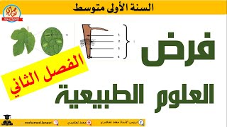 فرض العلوم الطبيعية للسنة الأولى متوسط الفصل الثاني