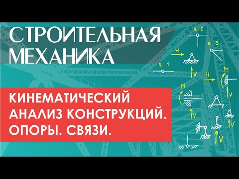 Кинематический анализ и структурный анализ конструкций. Опоры. Связи.  Мгновенная изменяемость.