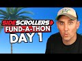 🔴SIDE SCROLLERS FUND-A-THON🔴DAY 1🔴100% REVENUE HELPS CHANGE CULTURE!