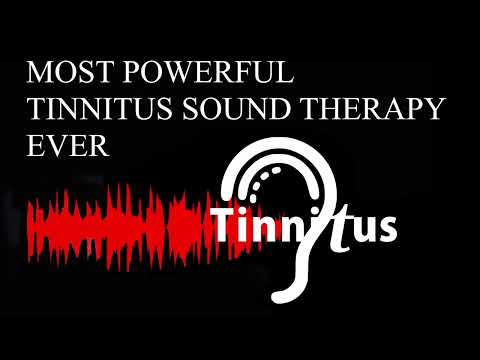 MOST POWERFUL TINNITUS SOUND THERAPY EVER Tinnitus Treatment Ringing In Ears Tinnitus Masking Sounds