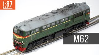 Weathering of the M62 locomotive || ROCO 1:87 (H0)