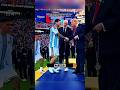 Messi's great lesson in humility with the second-place medal #worldcup #viralvideo