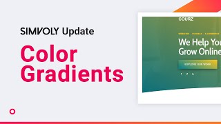 Color Gradients [New Simvoly Update]