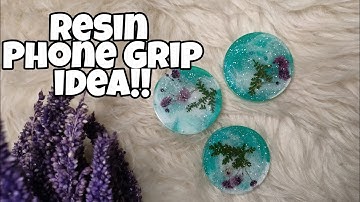 Resin Phone Grip idea ( Resin Pop Socket ) DIY Resin Arts and Crafts