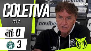 COLETIVA CUCA | AO VIVO | Santos 0 x 3 Coritiba - Brasileirão 2026