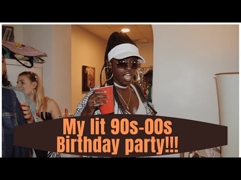 My sweet birthday celebration party (90s-2000s theme)