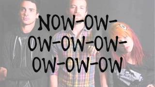 Paramore - Now (lyrics) chords