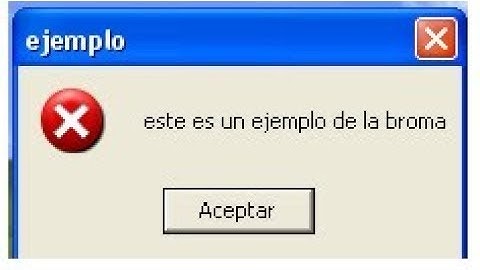 Cómo crear errores falsos de Windows