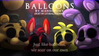 MandoPony - Balloons (ft. PurpleRoselyn) (Duet/Mash-Up by LiterallyNoOne) (FNAF Mash-Up 5)