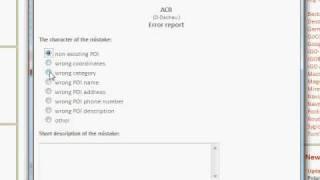 POIplaza: Single POI error report