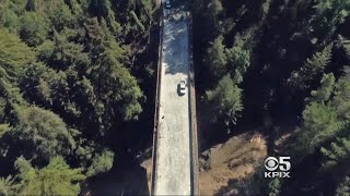 Caltrans Readies Replacement for Storm-Destroyed Pfeiffer Canyon Bridge Near Big Sur