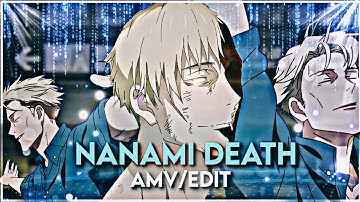 GoodBye Nanami 🕊 - Memory Reboot [EDIT/AMV] Quick! | jujutsu kaisen nanami death